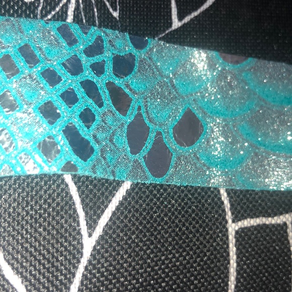 Blue mermaid druzy moon choker - Picture 7 of 9